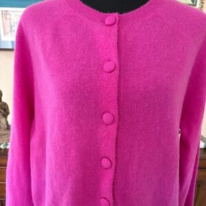 Joie Cashmere Cardigan | Pink | Cashmere Covered Buttons | NWT